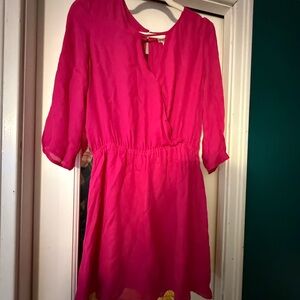 Parker Fuchsia Silk Top